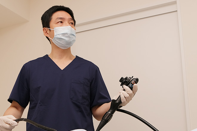 内視鏡検査の様子